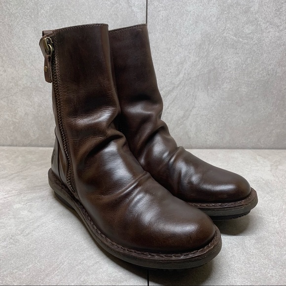 Fly London Fade Brown Leather Boots 4 